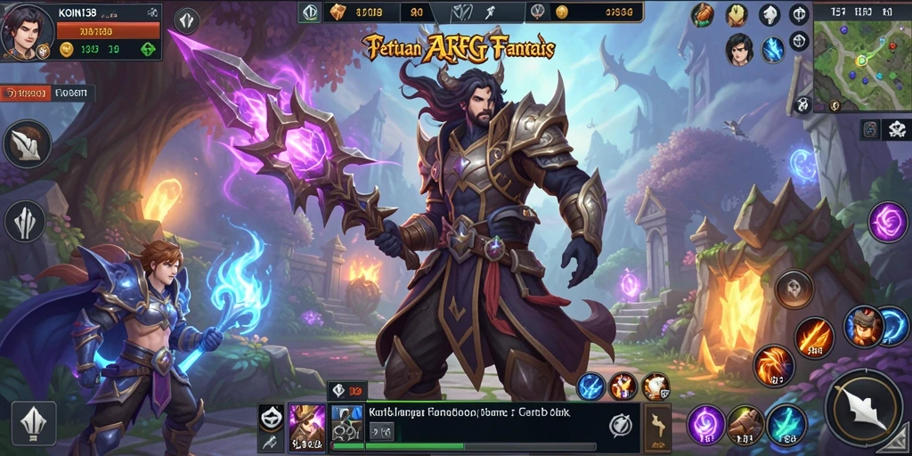 Tangkapan layar gameplay seru dari KOIN138 dalam aksi ARPG.