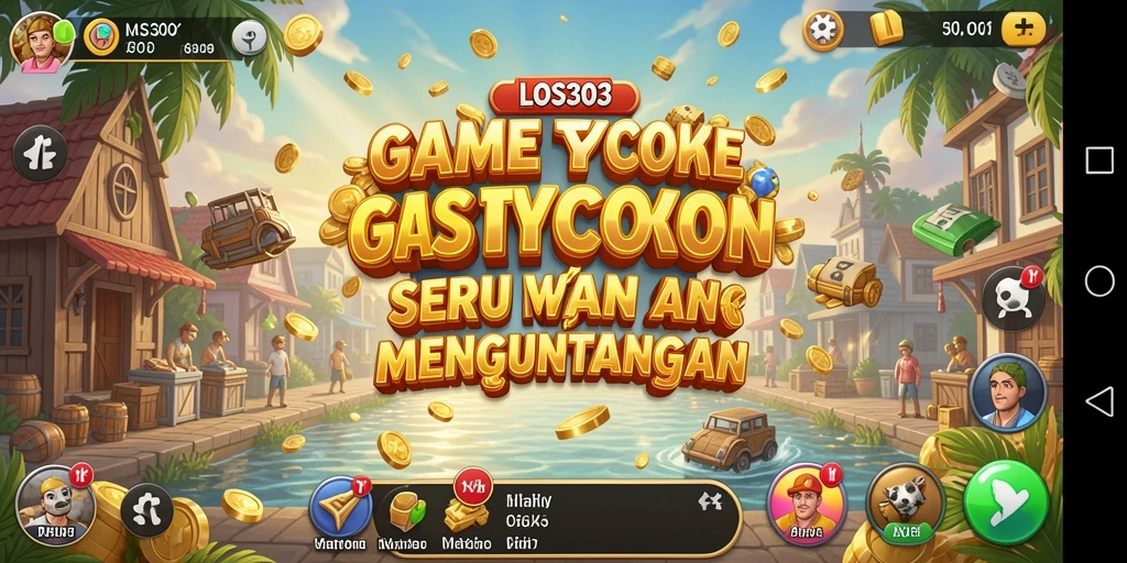 Tampilan gameplay LOS303 yang menarik dan adiktif dalam mengelola bisnis.
