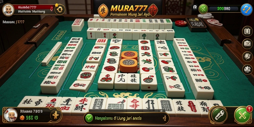 Tampilan screenshot utama MUARA777 menampilkan gameplay seru Mahjong.