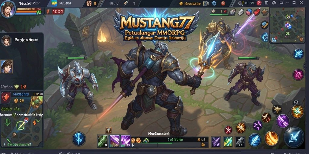 Gameplay intens dan kolaborasi pemain di MUSTANG77