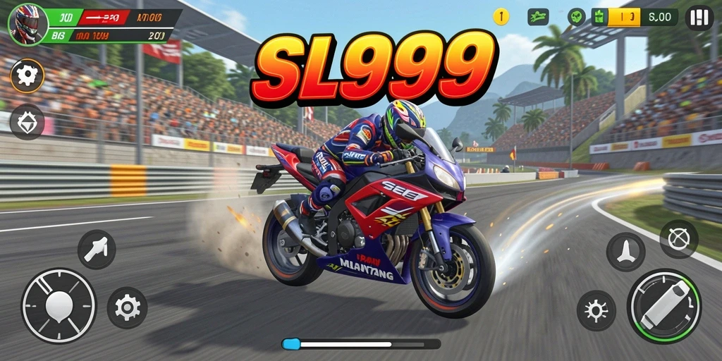 Gameplay seru | Balapan motor mendebarkan di SL999.
