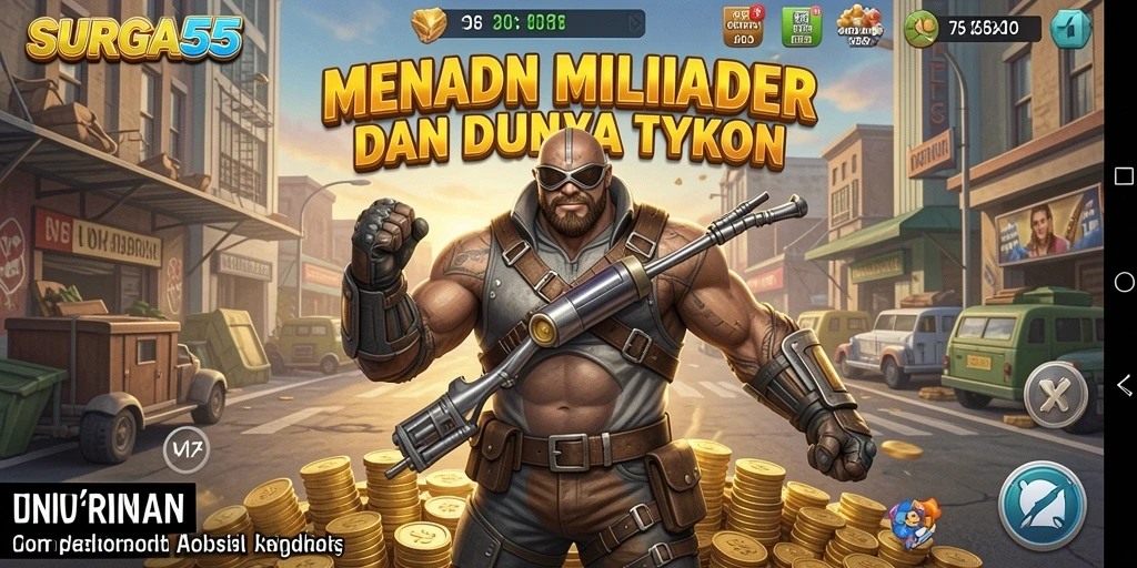 Tampilan utama gameplay SURGA55 yang menarik dan penuh strategi.