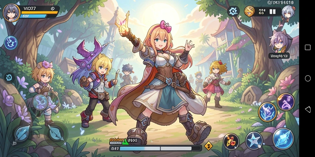 Tampilan gameplay VIO77 yang memukau dalam pertempuran Anime.