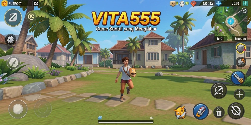 Tampilan gameplay VITA555 yang seru dan menghibur.